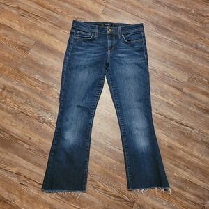 Joe's Jeans Raw Hem Ankle Boot Jeans size 25